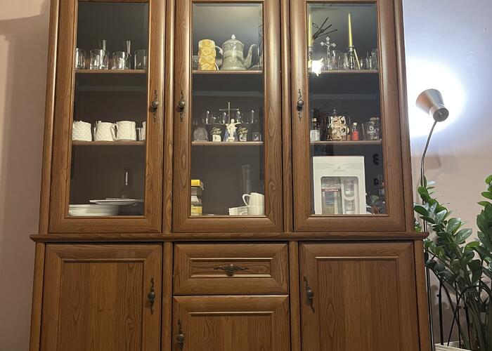 Grajewo ogłoszenia: Sprzedam witrynę + stół z krzesłami - komplet